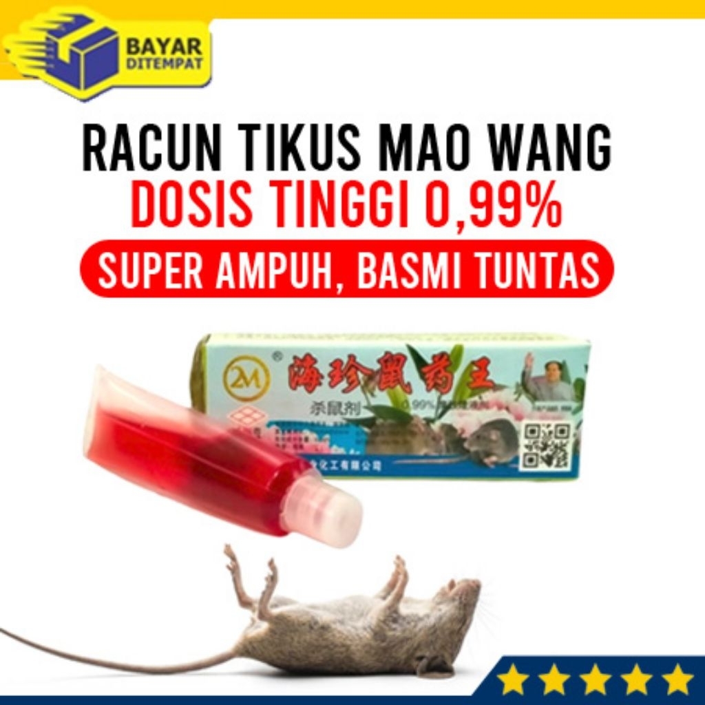 Racun Tikus Cair Maowang 100% Asli Import, Ampuh Membasmi Tikus