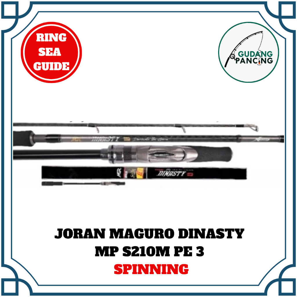Rod | Joran Pancing Maguro DINASTY MP S210M PE 3