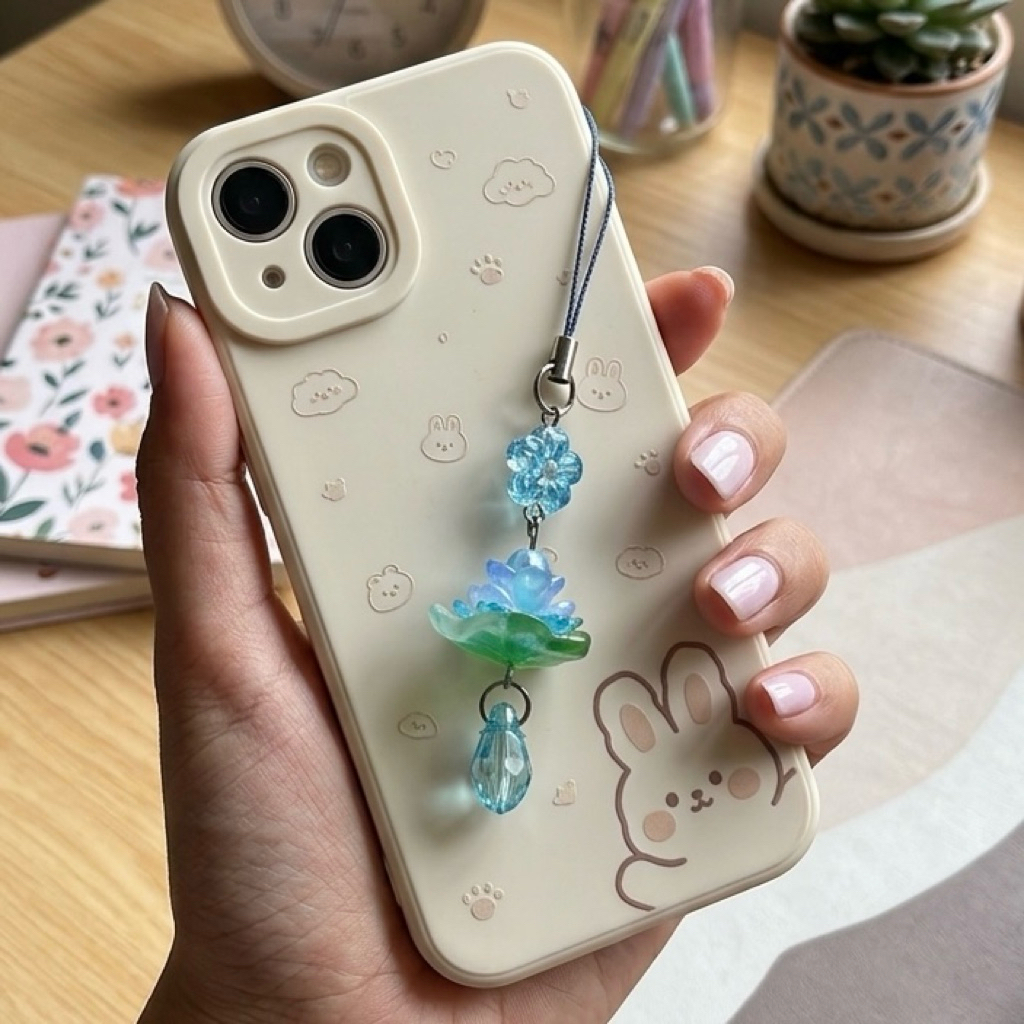 Phone Charm Lotus | Gantungan Hp Bunga Teratai
