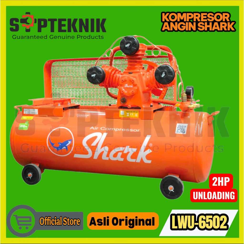 KOMPRESOR ANGIN 2HP UNLOADING SHARK