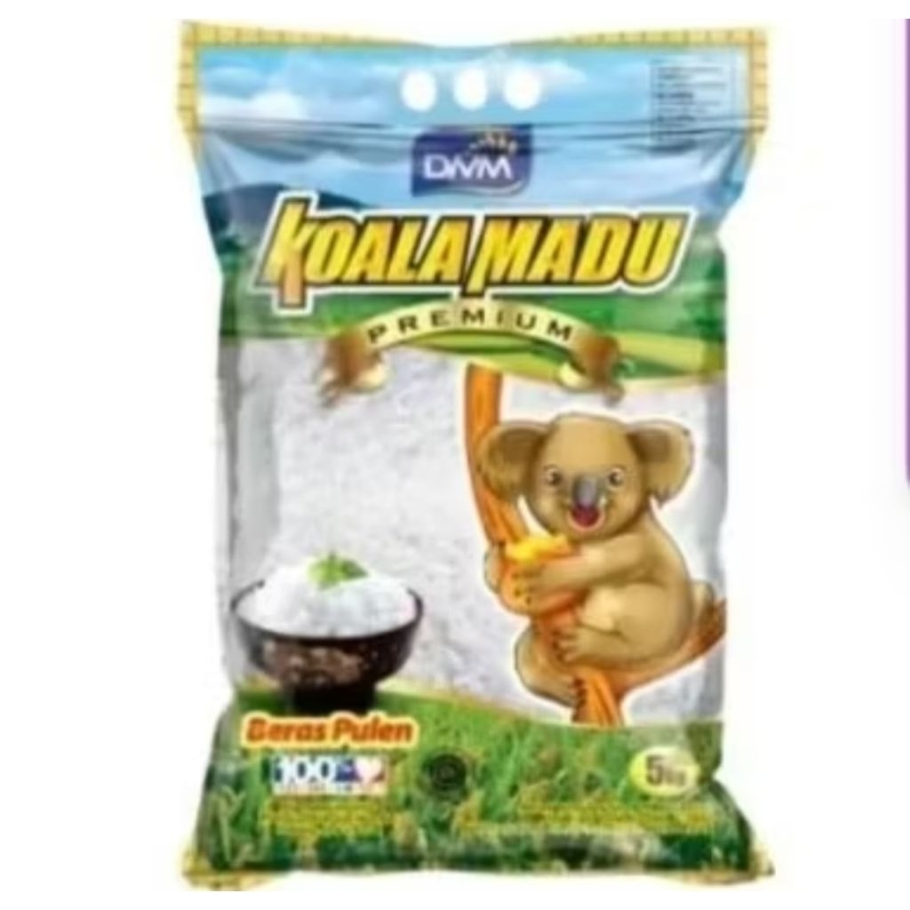 Beras Koala Madu 5KG Premium Pilihan Padi Terbaik