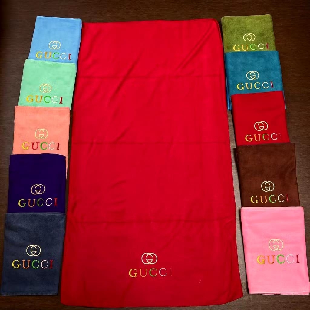 Handuk gucci dewasa ukuran 70x140