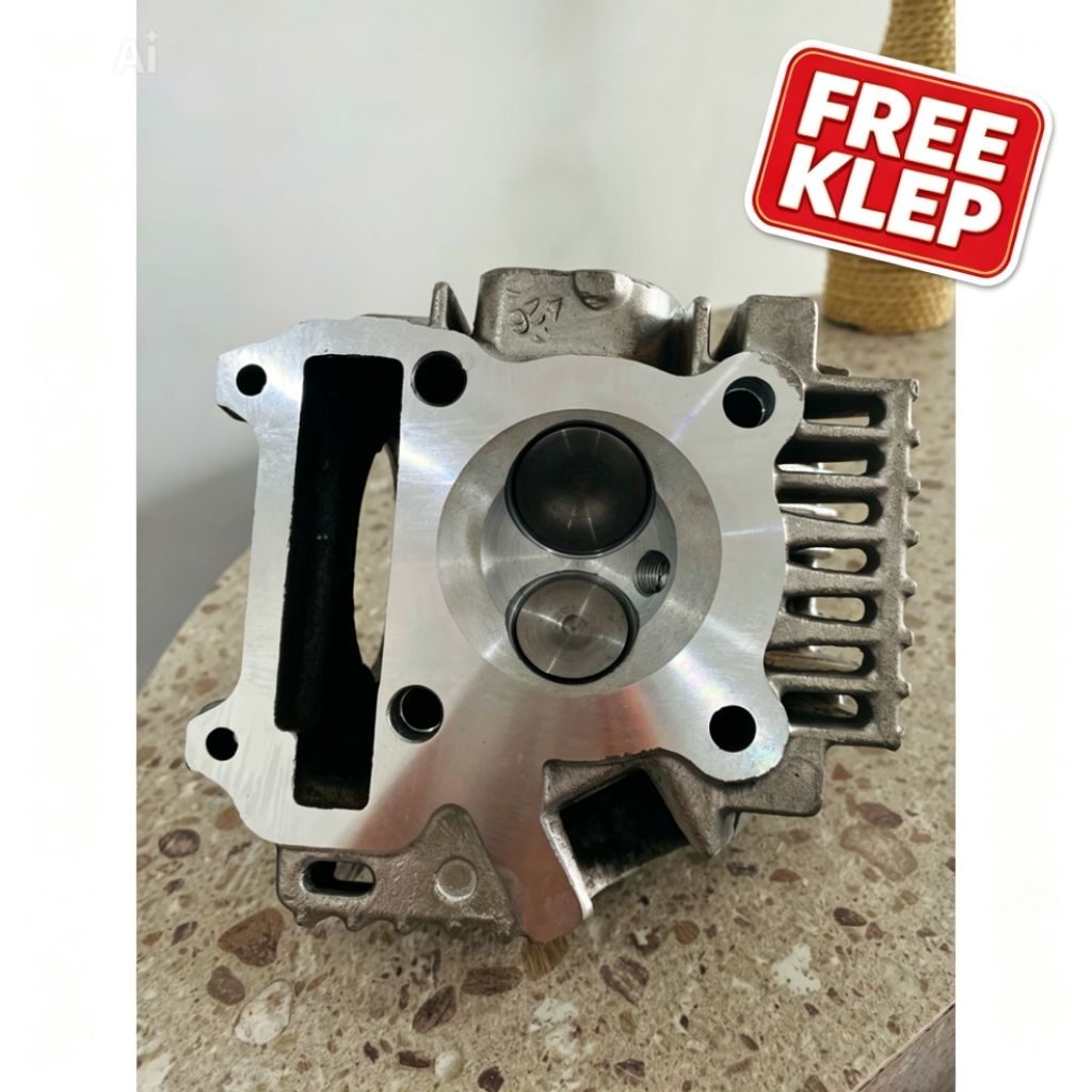 CYLINDER HEAD JUPITER Z VEGA R SUDUTAN/RUBAH SUDUT ORI COPOTAN