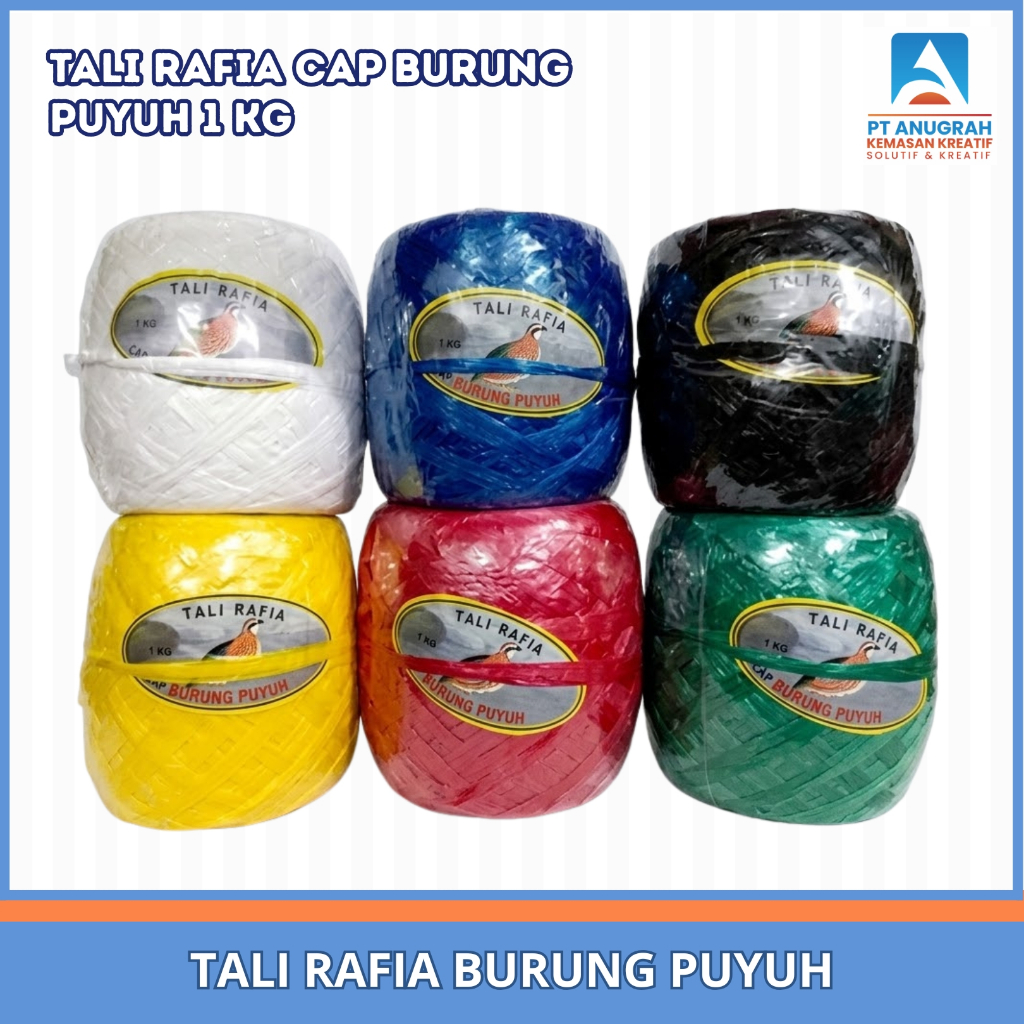 Tali Rafia Cap Burung Puyuh 1 Kg