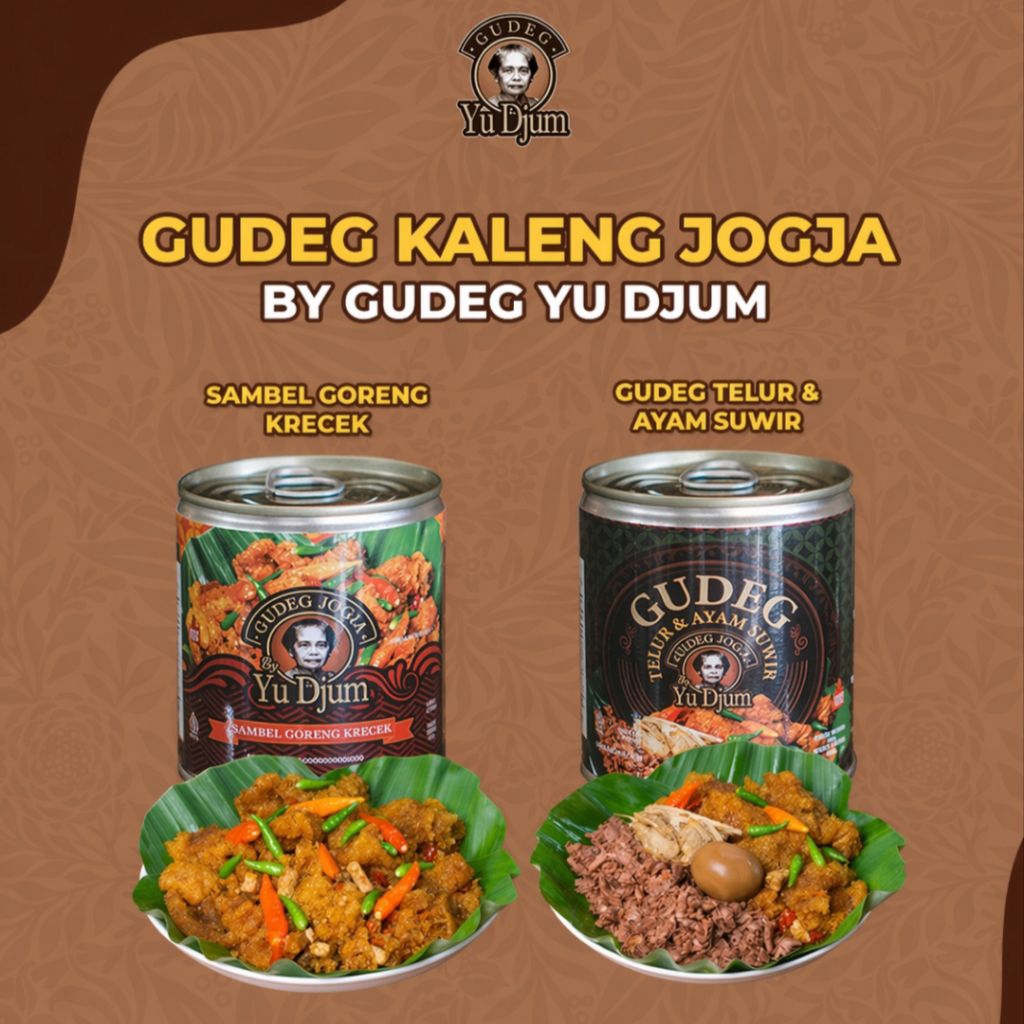 Gudeg Kaleng Yu Djum Gudeg Asli  Jogja 300gr