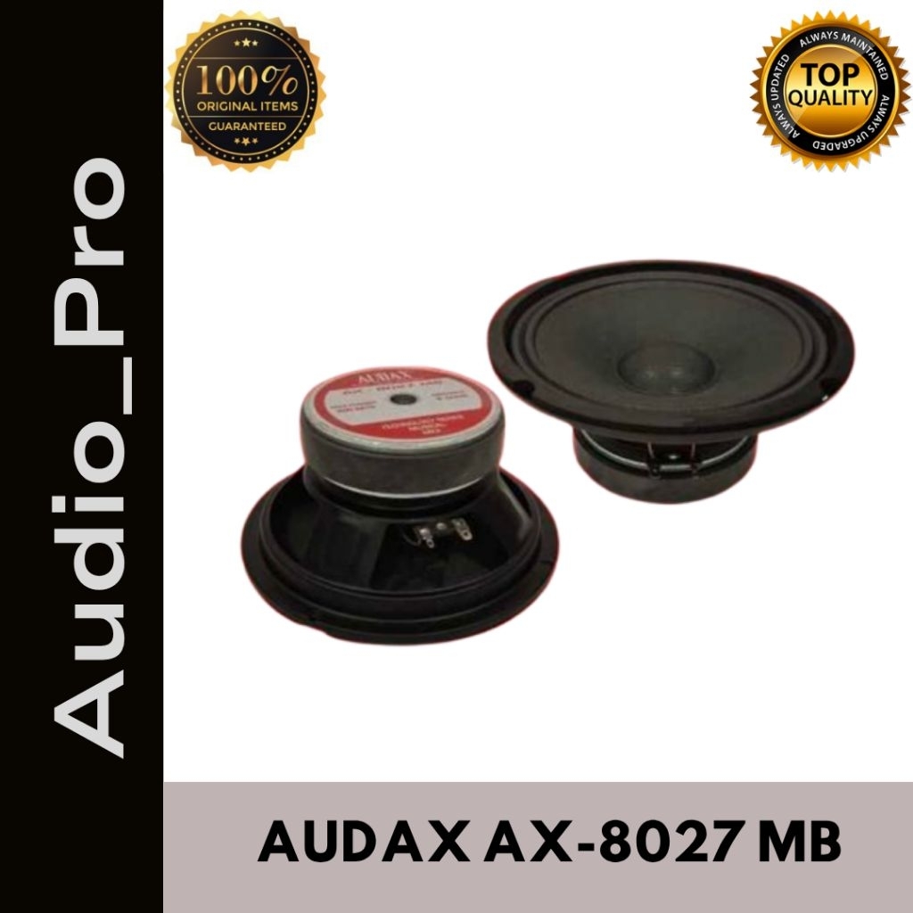 Speaker Audax 8 inch AX 8027 AX-8027 M8 Audax Speaker 8inch