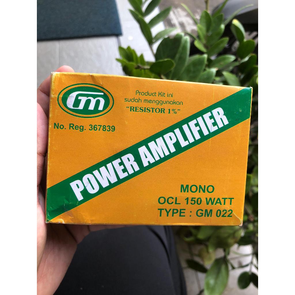Kit power amplifier OCL 150W mono GM 022