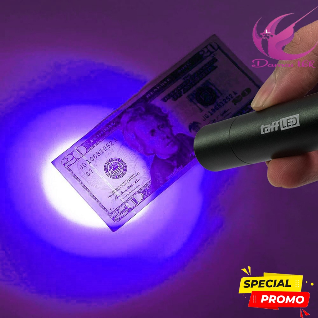 TaffLED Senter UV Ultraviolet Mini Flashlight Money S11-Z