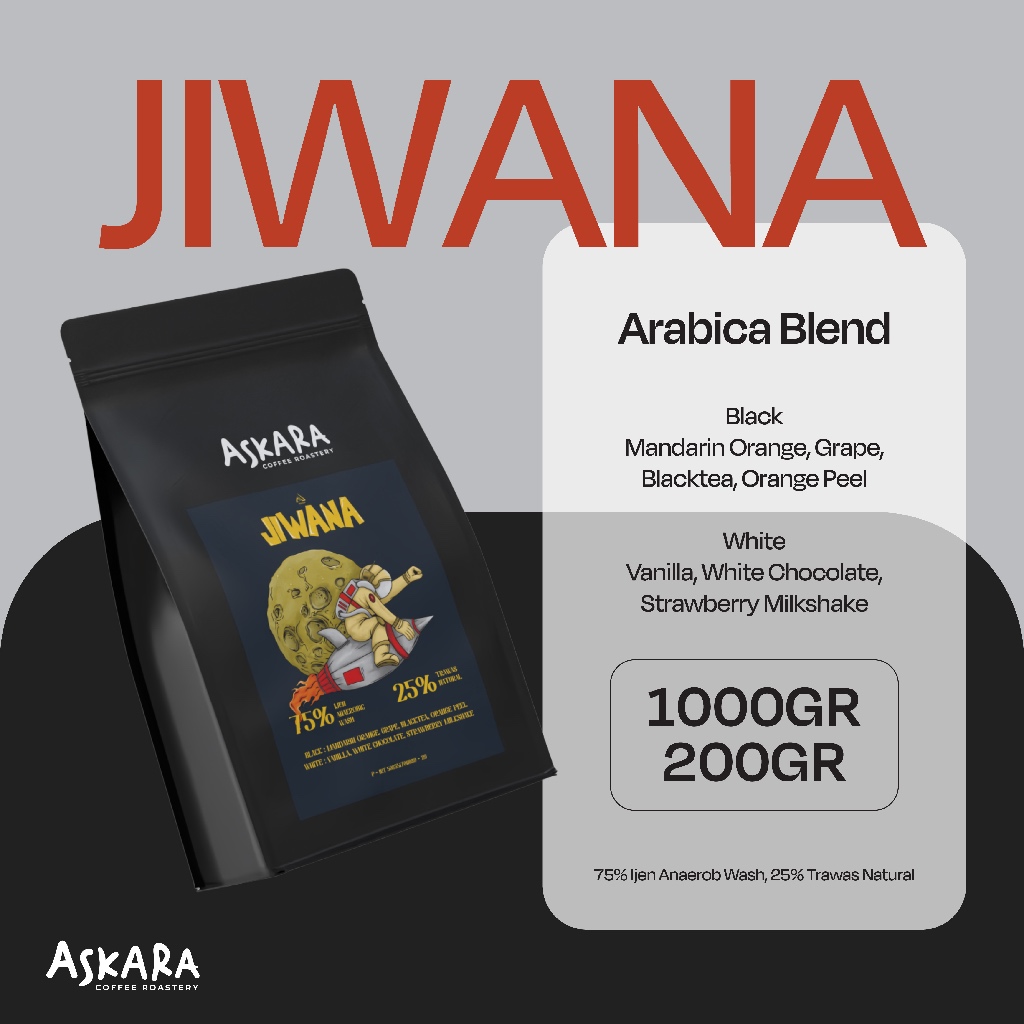 JIWANA ARABICA ESPRESSO BLEND 1 KG