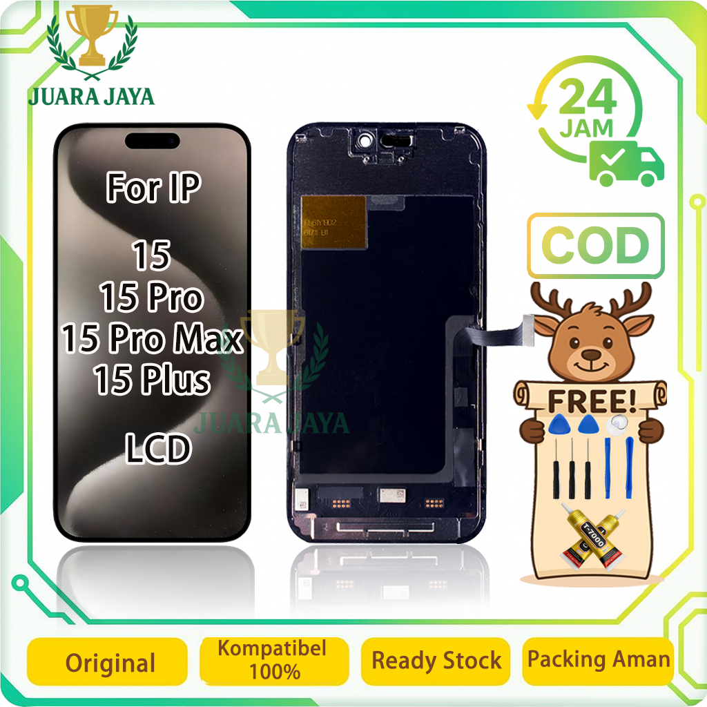 LCD For iPhone Oled 15 / 15Pro / 15 Promax / 15 Plus Original