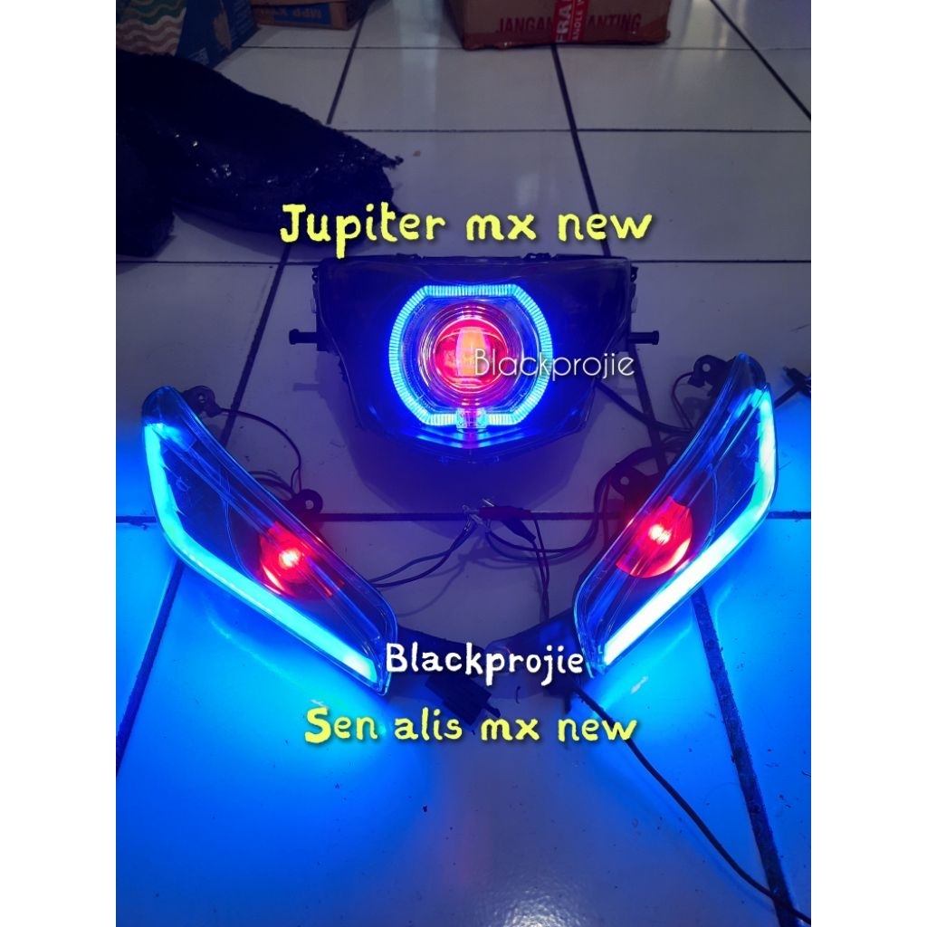 REFLEKTOR /HEADLAMP LAMPU DEPAN JUPITER MX NEW 135/LAMPU SEN SENJA MX NEW/LED ALIS JUPITER MX NEW
