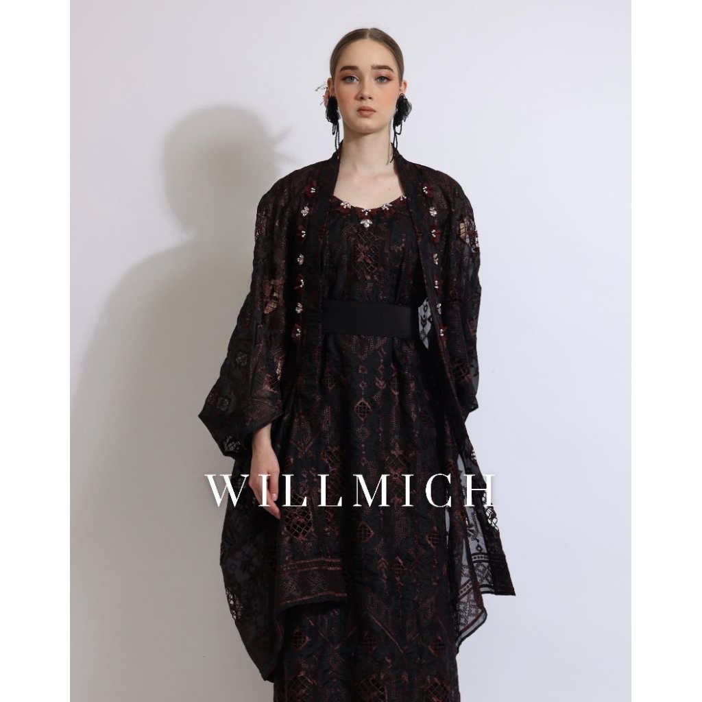 Set Dress Embroidery Organdy, inner Satin Silk and  Outer Embroidery Organdy -2