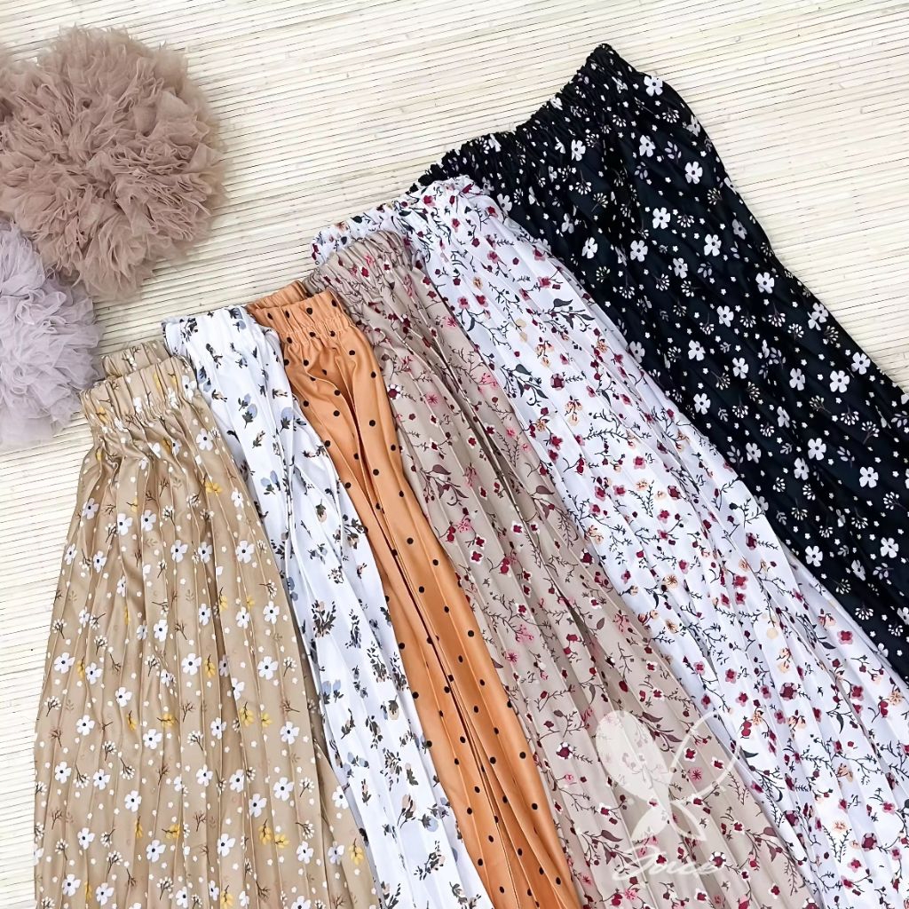 ROK MOTIF / ROK PLISKET MOTIF BUNGA / ROK PLISKET MOTIF / ROK MOTIF BUNGA / ROK PLISKET MOTIF BUNGA 
