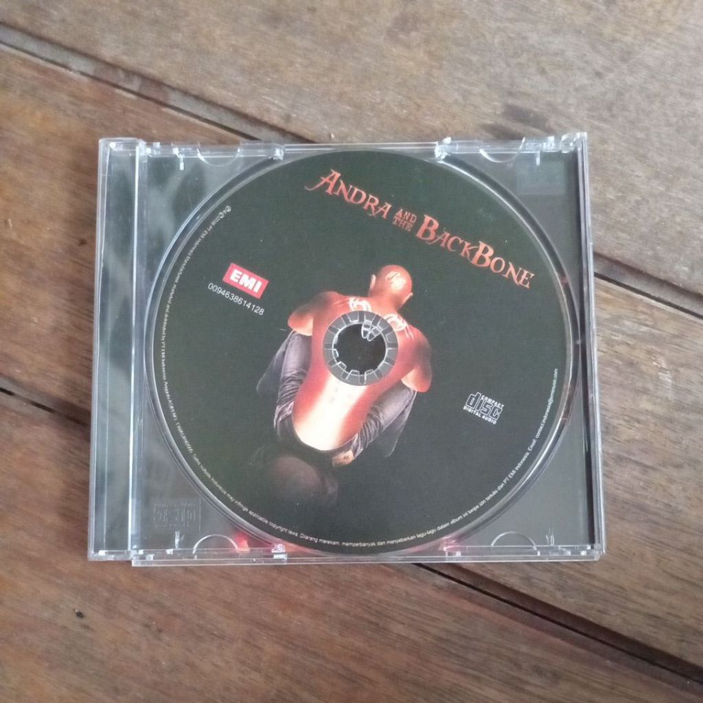 CD Andra And The Backbone Self Tittle Tanpa Cover Depan