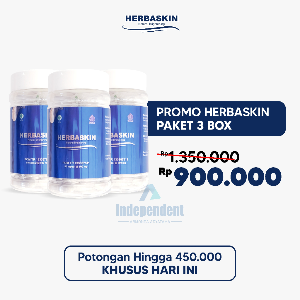 HERBASKIN PENGHILANG FLEK - Paket 3 BOX