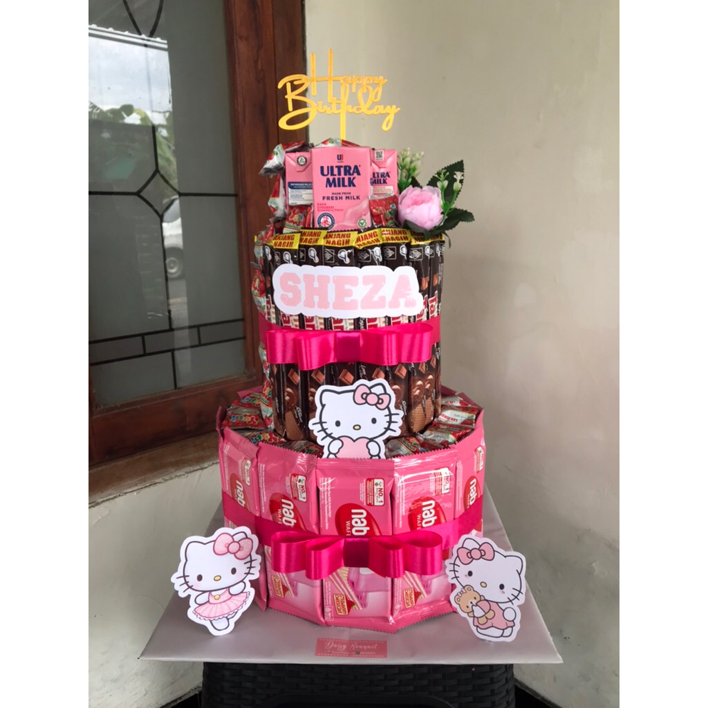 SNACK TOWER | TART SNACK ULANG TAHUN ANAK LUCU