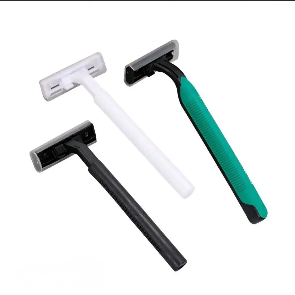 (READY HIJAU) Alat Cukur Manual/ Alat Cukur Manual Hijau/Alat Cukur Manual Kumis dan  jenggot