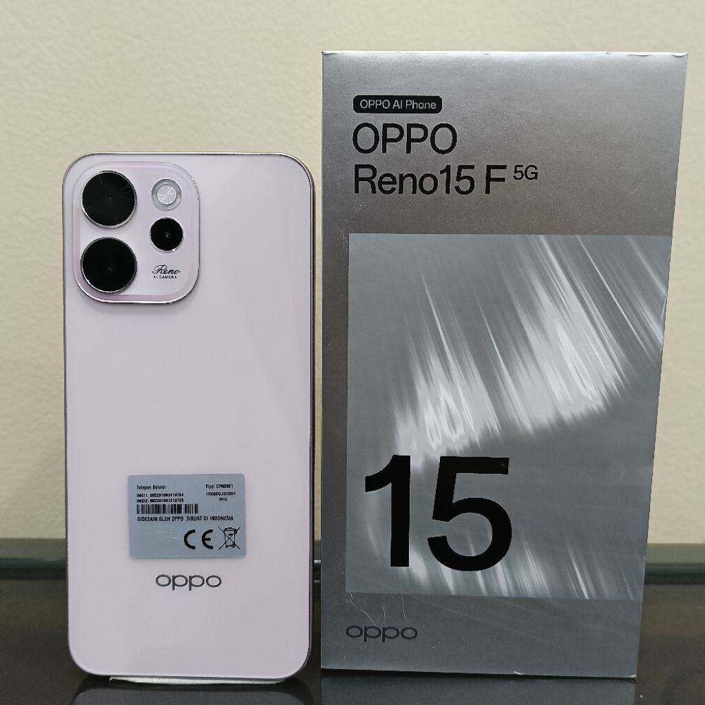 Handphone Oppo Reno 15F 5G Ram 12 256GB