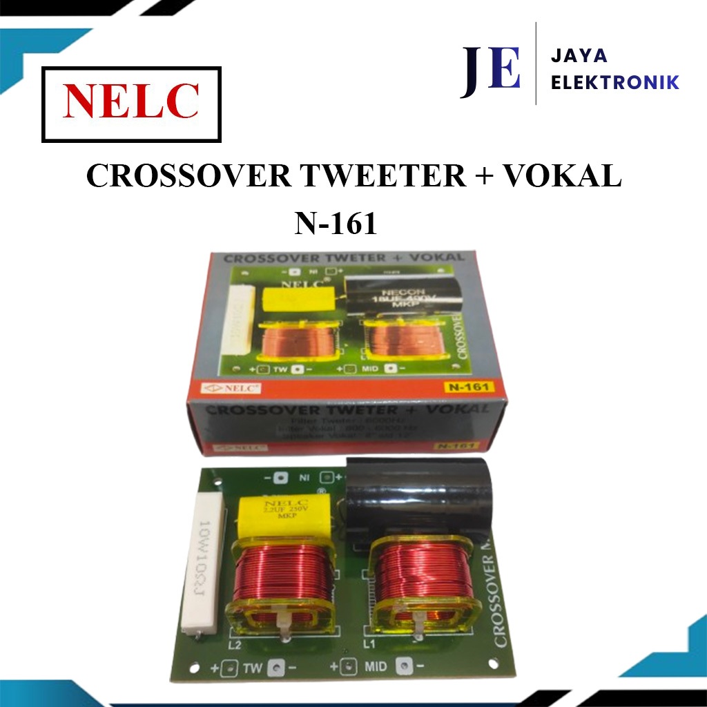 Kit Crossover Tweeter 2 Way + Vokal N 161 Kit Crossover Pasif 2 Way NELC