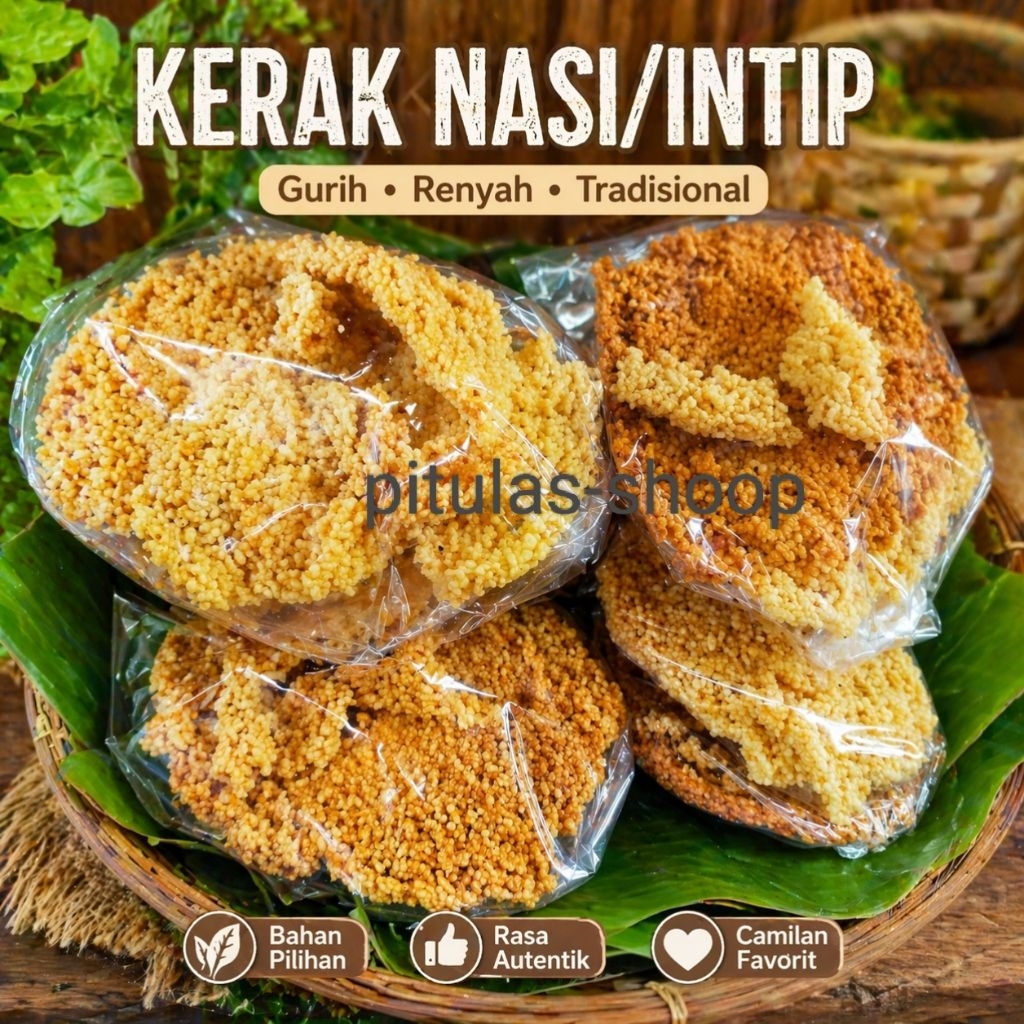 INTIP/KERAK NASI LIWET BUKAN CETAKAN/PICS