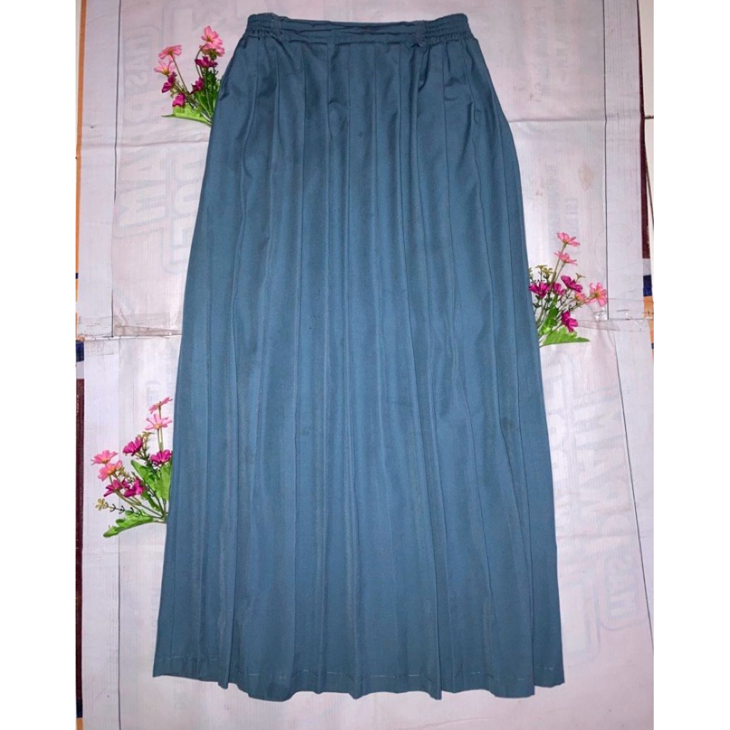 preloved rok SMA/SMK abu abu rempel