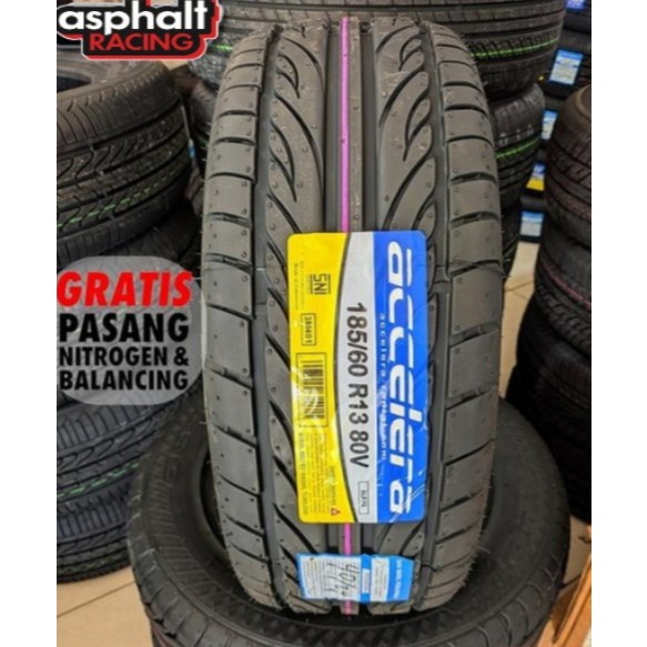 Ban Mobil Tubles Ukuran 185 60 R13 Merek Accelera Alpha Ban Murah R13 185/60