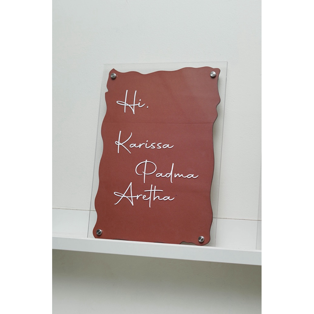 SIGNAGE AKRILIK / SIGNAGE CUSTOM / SIGN ACRYLIC