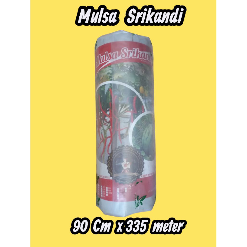 Mulsa Srikandi 90 cm x 335 meter hitam perak