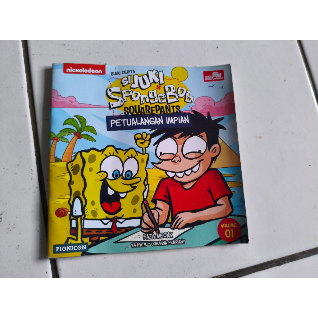 Komik Si Juki X Spongebob Squarepants Vol 1 Kolpri