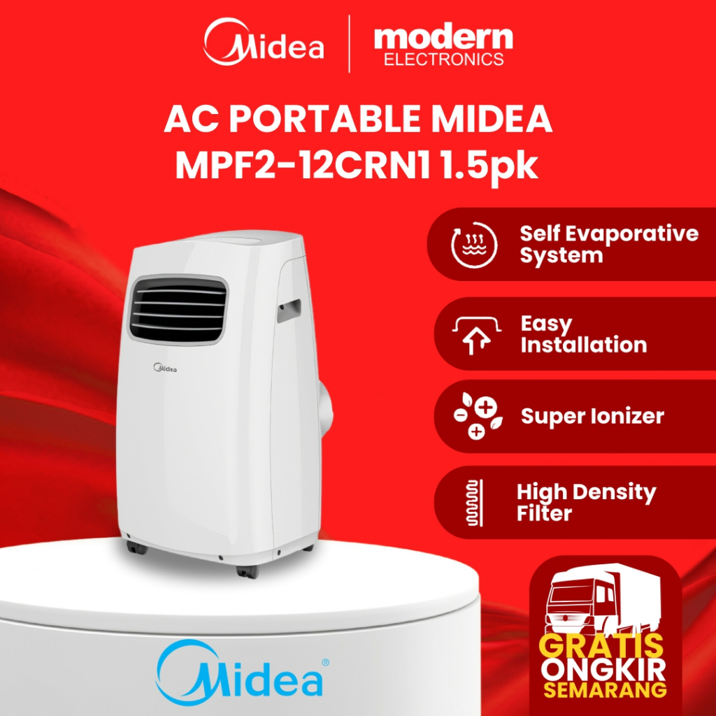 Midea MPF2-12CRN1 AC Portable 1.5 PK