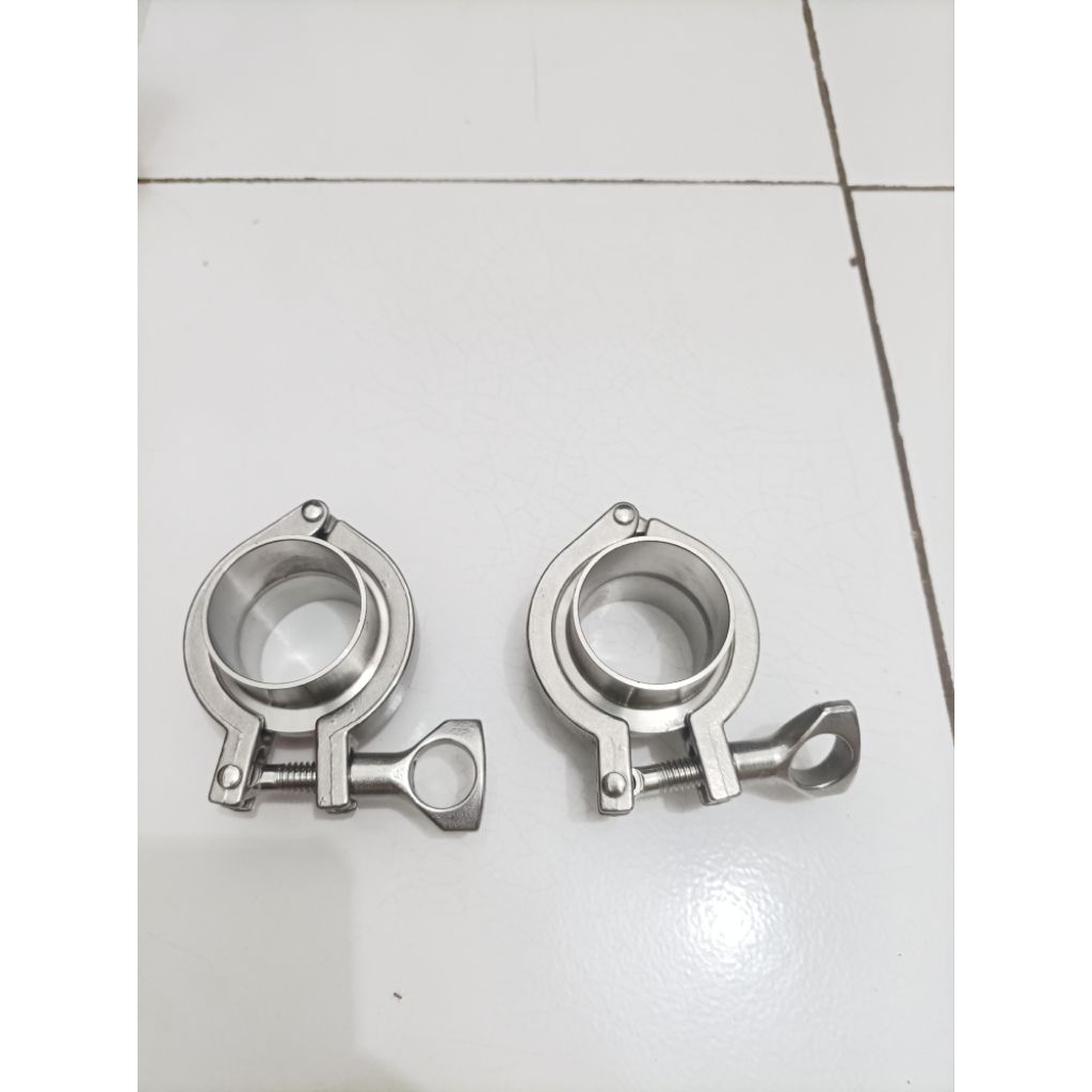 clam Ferrule sanitary Stainless Steel 304 masih sangat baru