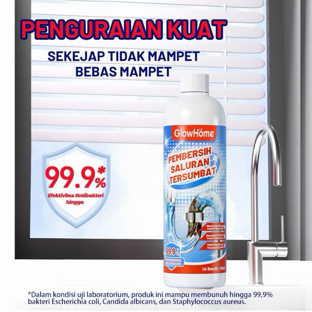 [Glow Home] Cairan Anti Sumbat So Easy 500 Gram - Pelancar Pipa - Anti Sumbat Wc - Cairan Wc Mampet 