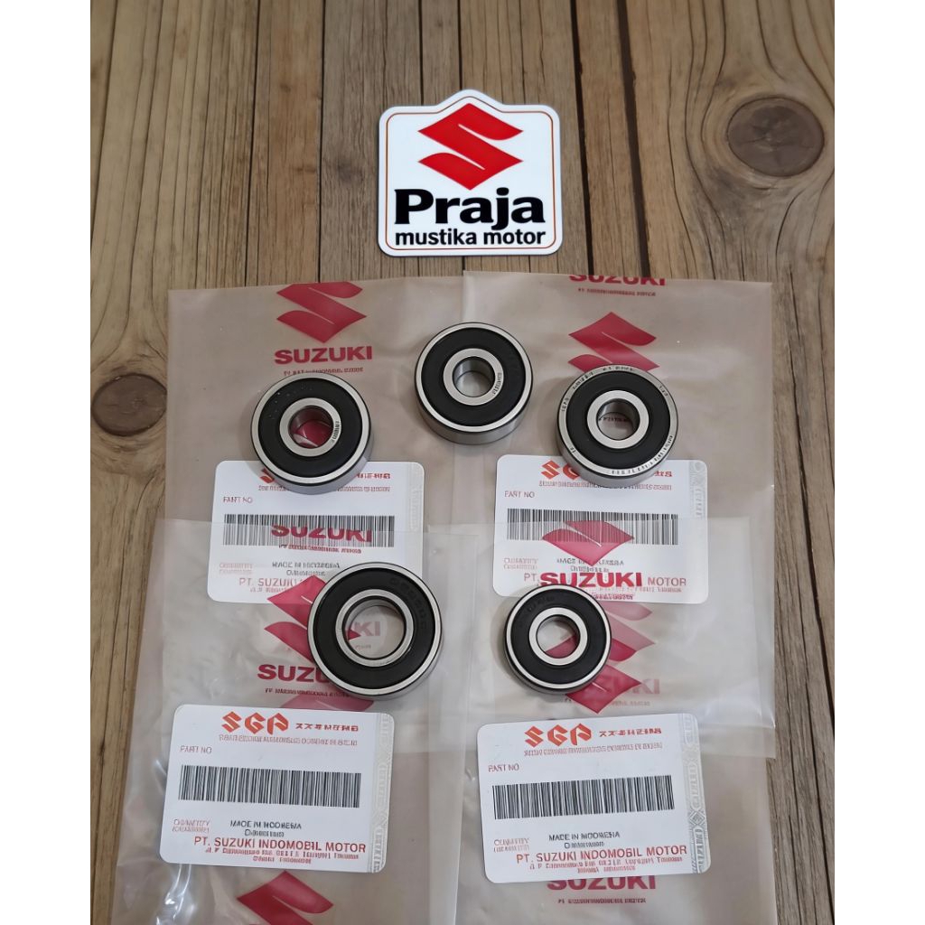 Bearing roda set depan belakang+bearing nap gear Satria fu 150 old Satria fu 150 fi satria fu barong