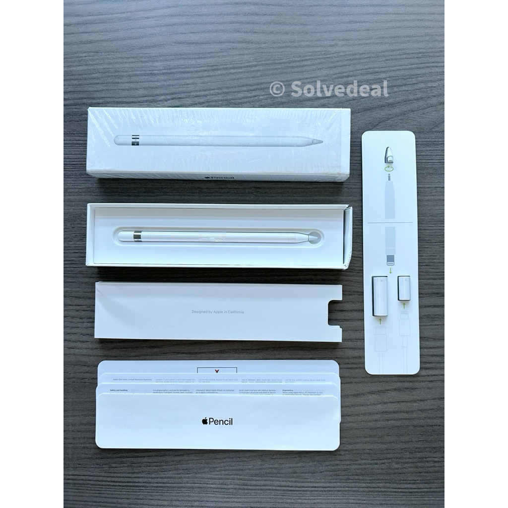 Apple Pencil Gen 1 Ibox Like New Fullset — Include USB-C Support Ipad 11