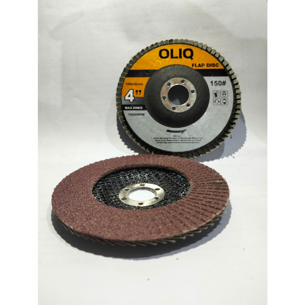 Pisau OLIQ Amplas ( Flap DISc ) | Gerinda Amplas OLIO Flap Disc 4” #150