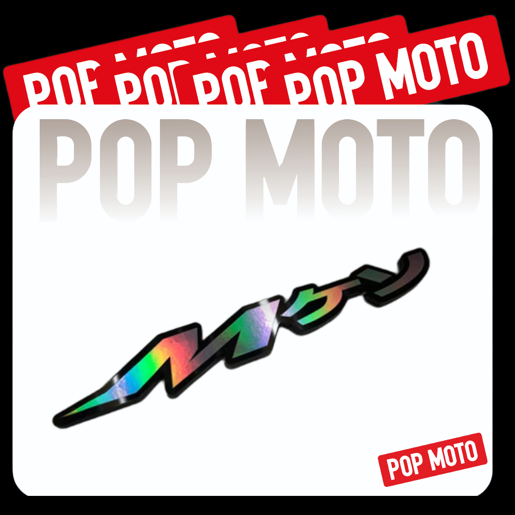 Emblem Acrylic Mio Jepang Kanji Japan Logo Timbul 3D