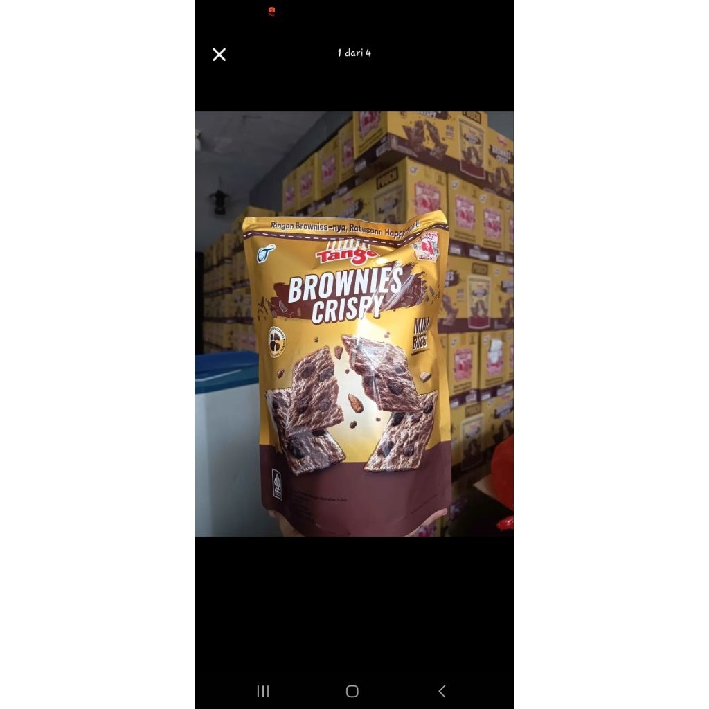 tango brownies crispy pouch
