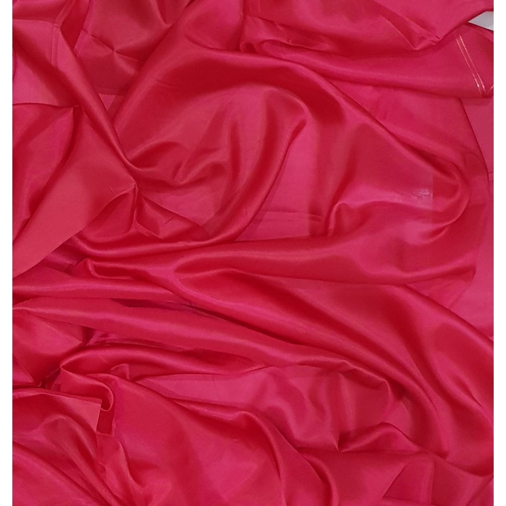 Kain Sutra Polos 16 Momme Kain Sutra asli Lebar 140 Cm