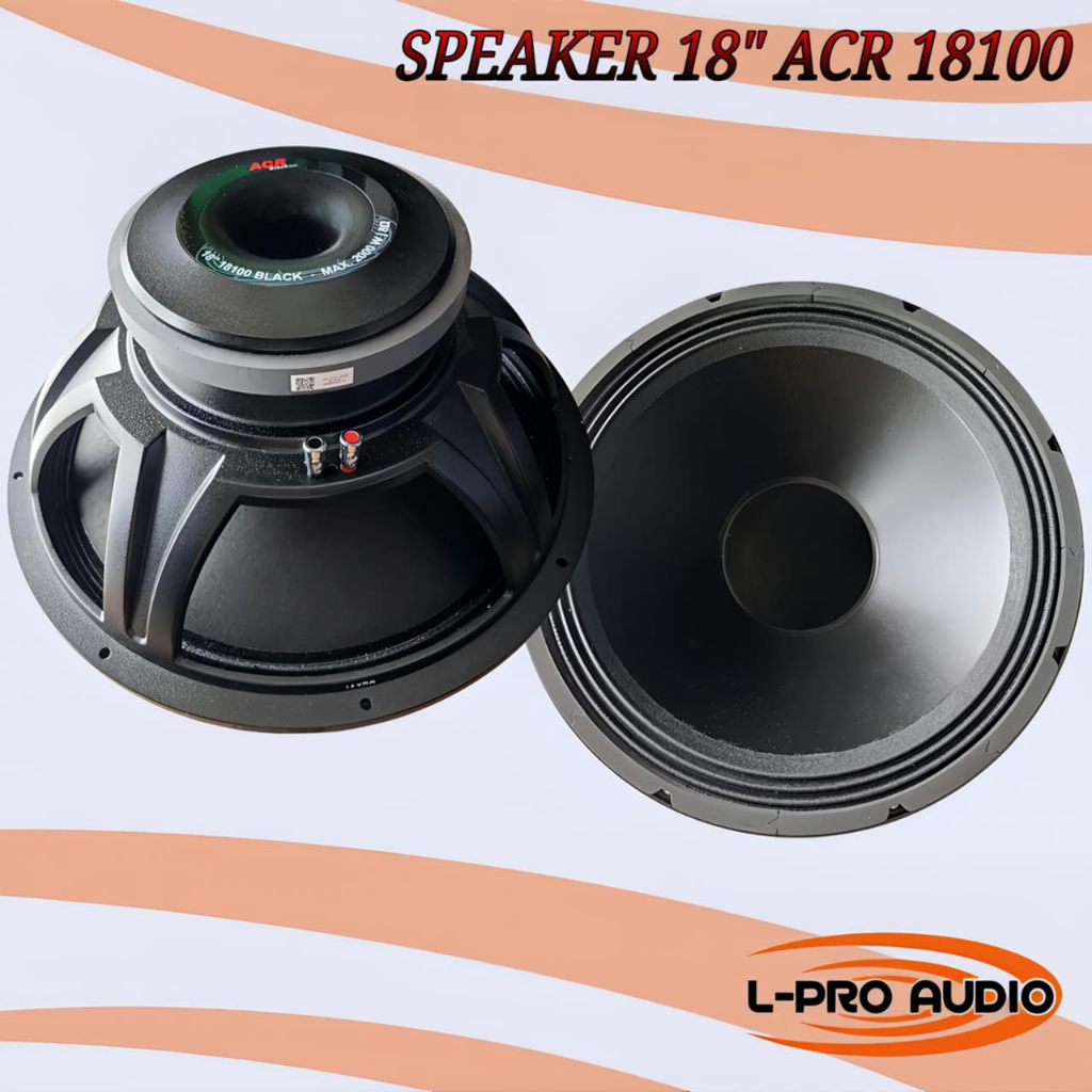 Speaker 18 Inch ACR 18100 Black Power 2000Watt