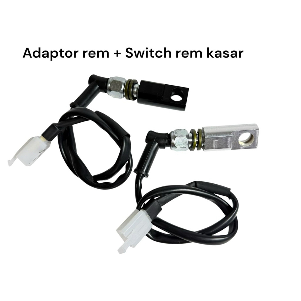 adaptor master rem selang rem + switch rem drat kasar