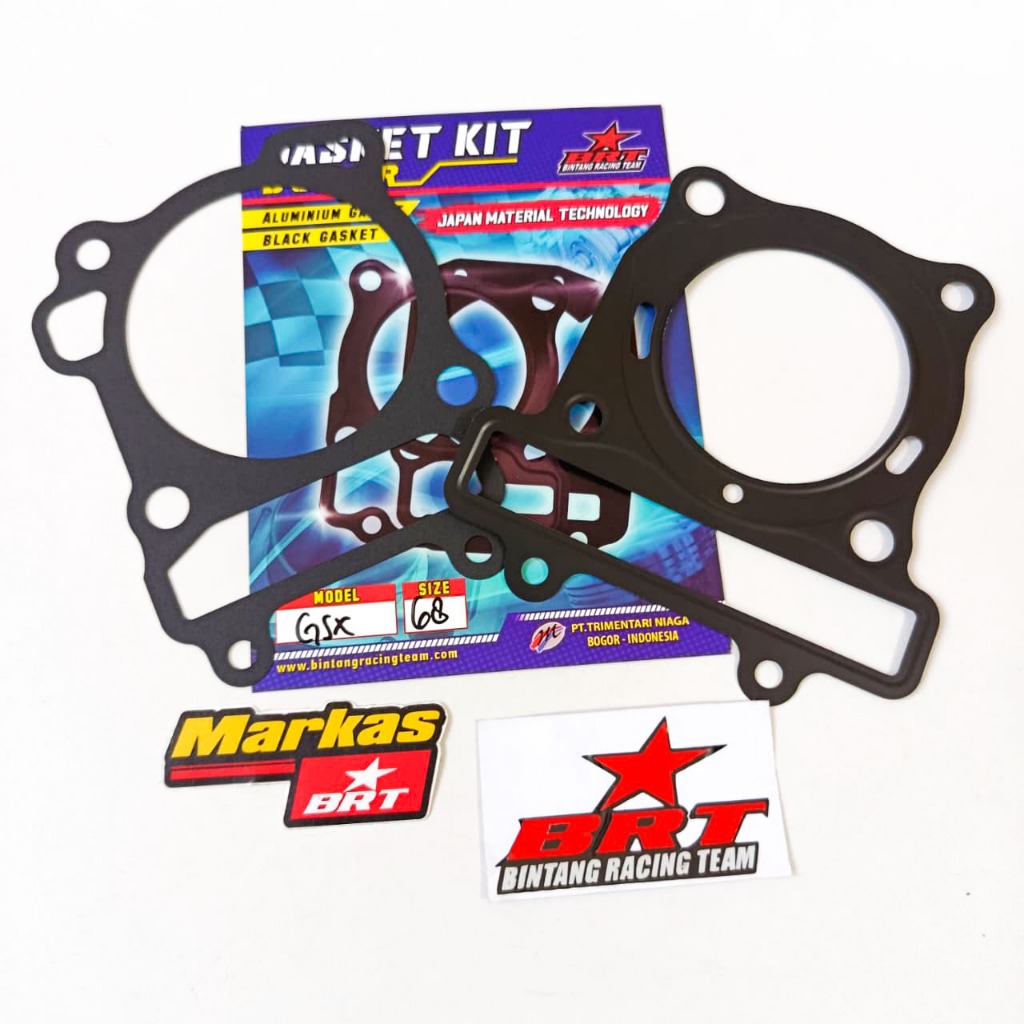 GASKET KIT SUPER PAKING BLOK & CERAMIC HEAD BRT GSX dan SATRIA FU FI 68