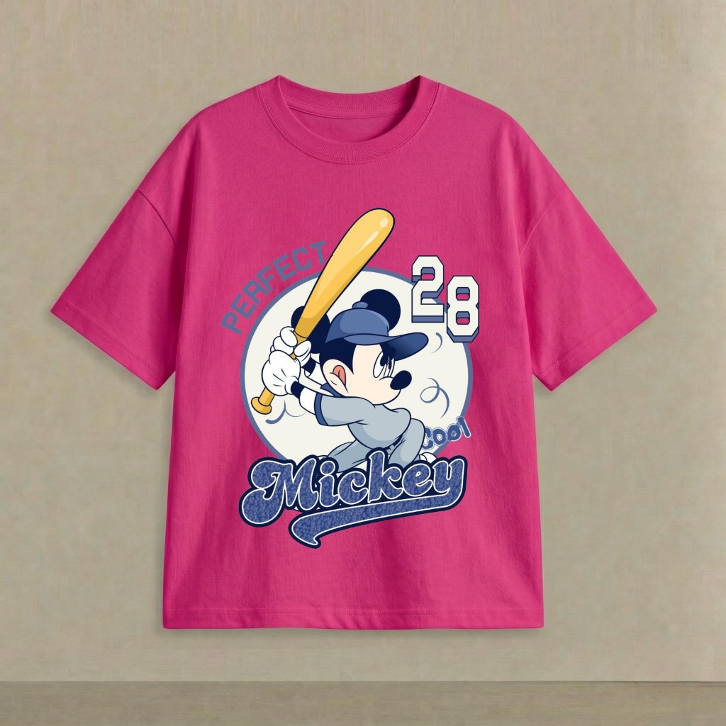 Atasan Oversize PERFECK MICKEY Anak Perempuan / Fashion Anak Cewek / Kaos Model terbaru atasan anak 