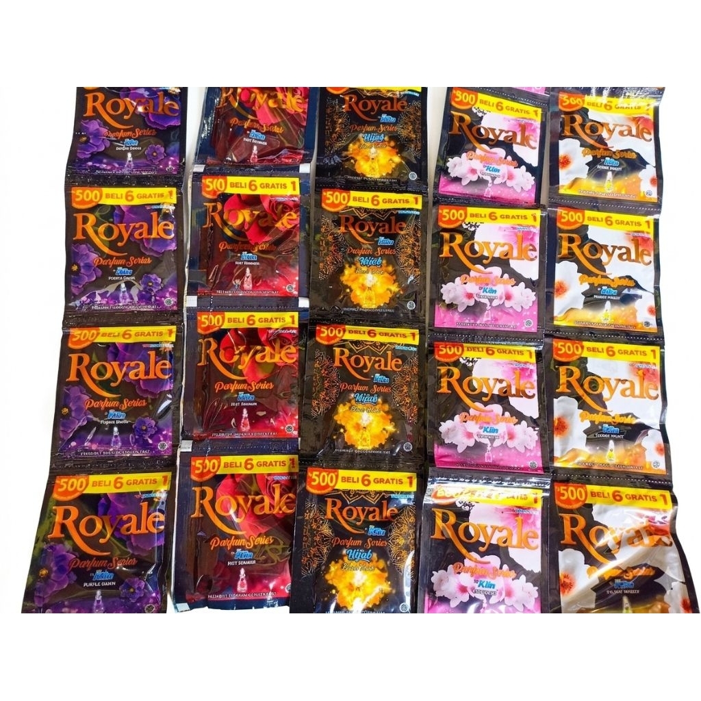 6pcs dan 12pcs pewangi royale / pewangi royale parfum / pewangi pakaian / pewangi / royale parfum re