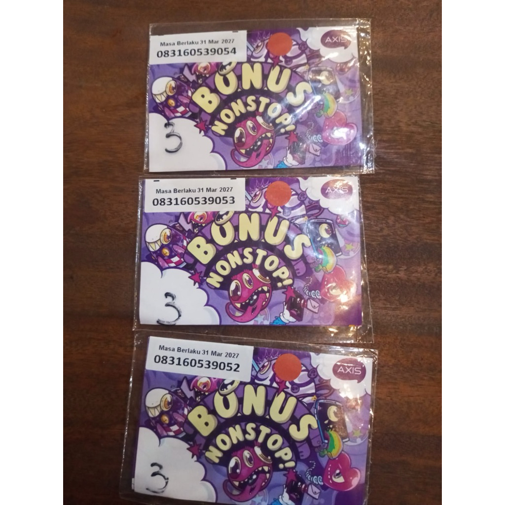 SP Axis 3gb murah meriah