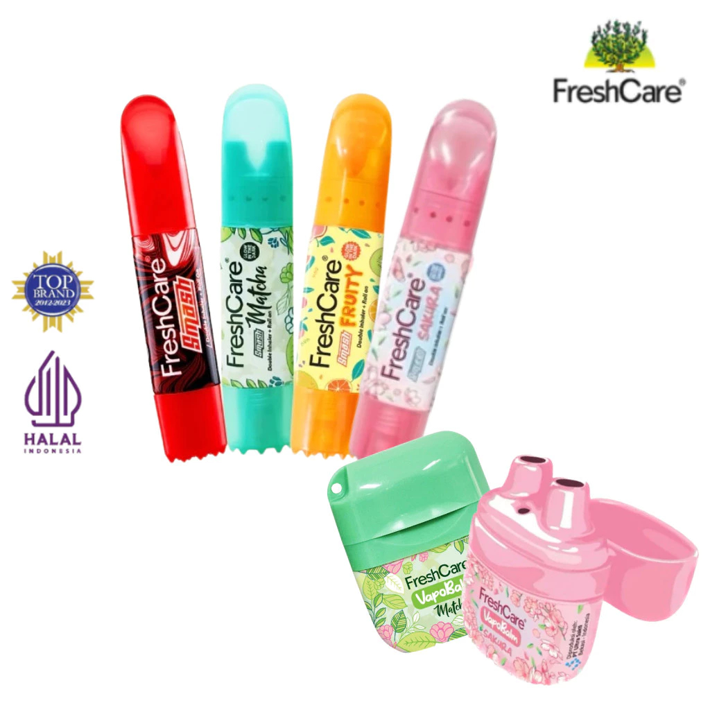 FreshCare Vapobalm Matcha | FreshCare Vapobalm Sakura | FreshCare Smash Fruity | FreshCare Smash Sak
