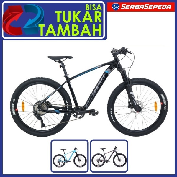 United Dallas 3.0 Sepeda Gunung MTB Ukuran 27.5 Inci Rem Hydraulic Fork Venom Air Remote LO
