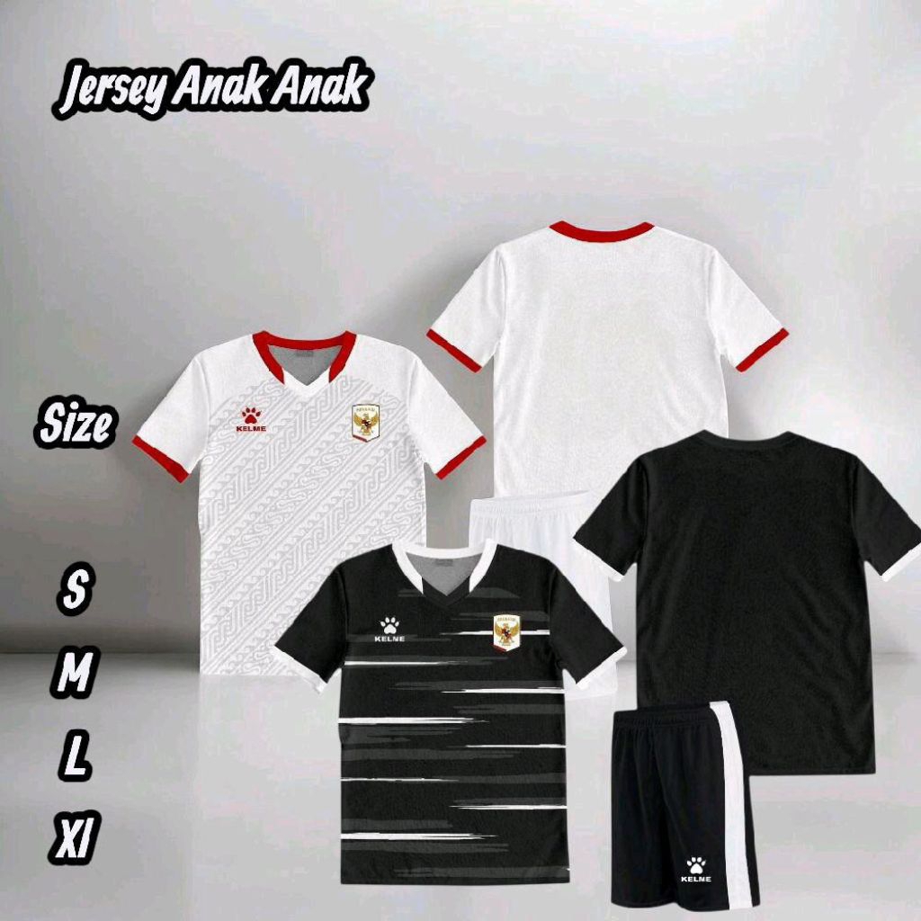 Jersey Anak Setelan Baju Olahraga Usia 6-13 Tahun Baju Sepak Bola & Futsal Nyaman Dryfit Keren Kece 