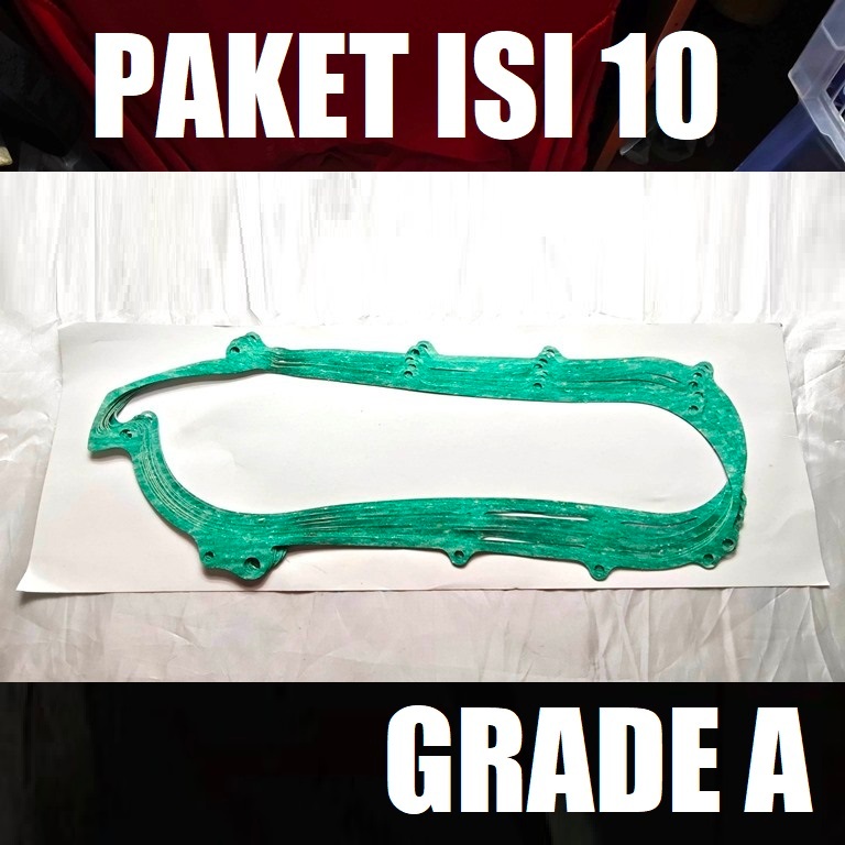 (7O) PAKET ISI 10 PACKING CVT VARIO fi beat fi stater kasar halus pop esp scoopy spacy fi  gasket pa