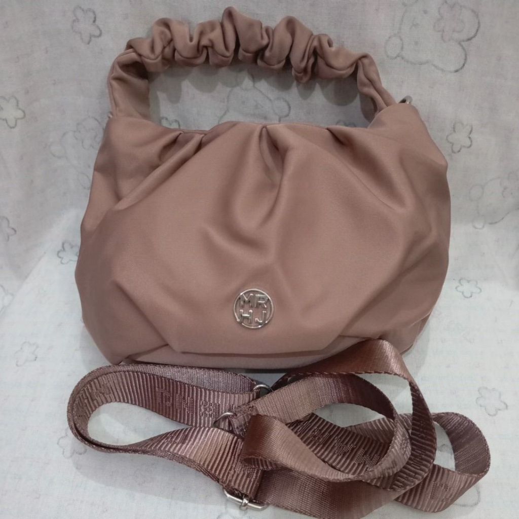 Tas eM Je purple pink cantik preloved