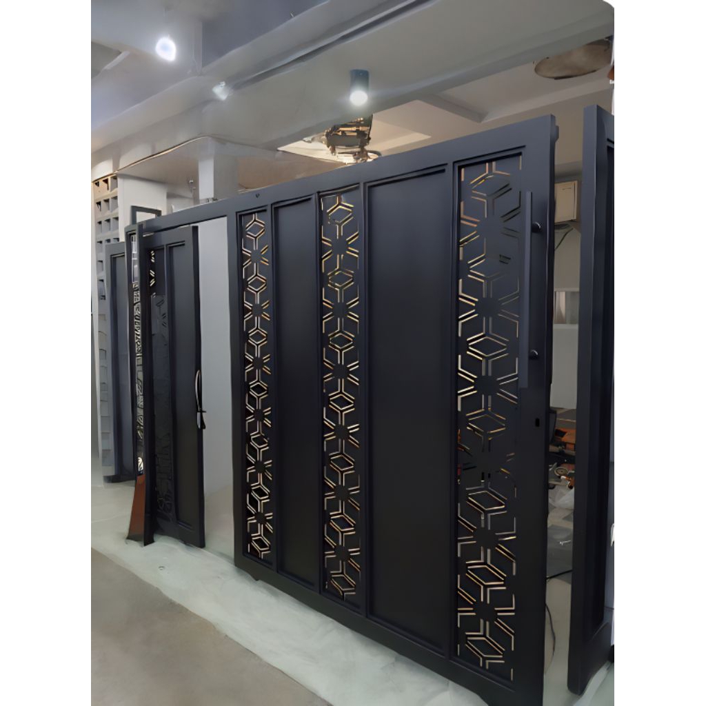Pagar Besi Plat Eser / Plat Perforated